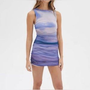 Urban Outfitters Ombre Mini Bodycon Dress Medium